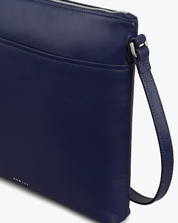Radley Pockets Large Top Zip NS Navy Leather Cross-Body Bag