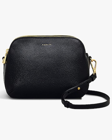 Radley Dukes Place Medium Black Leather Cross-Body Bag