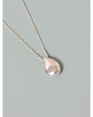 Simply Silver Sterling Silver 925 Polished Large Nugget Thread Through Pendant