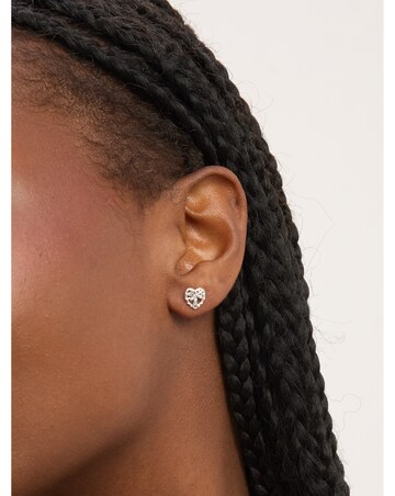 Simply Silver Sterling Silver 925 Polished Tree of Love Set - Gift Boxed