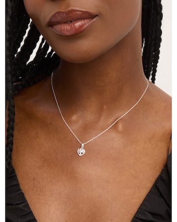 Simply Silver Sterling Silver 925 Polished Tree of Love Set - Gift Boxed