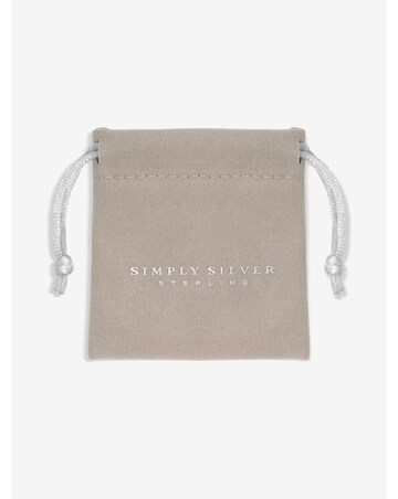 Simply Silver Sterling Silver 925 Polished Twist Chain Necklace