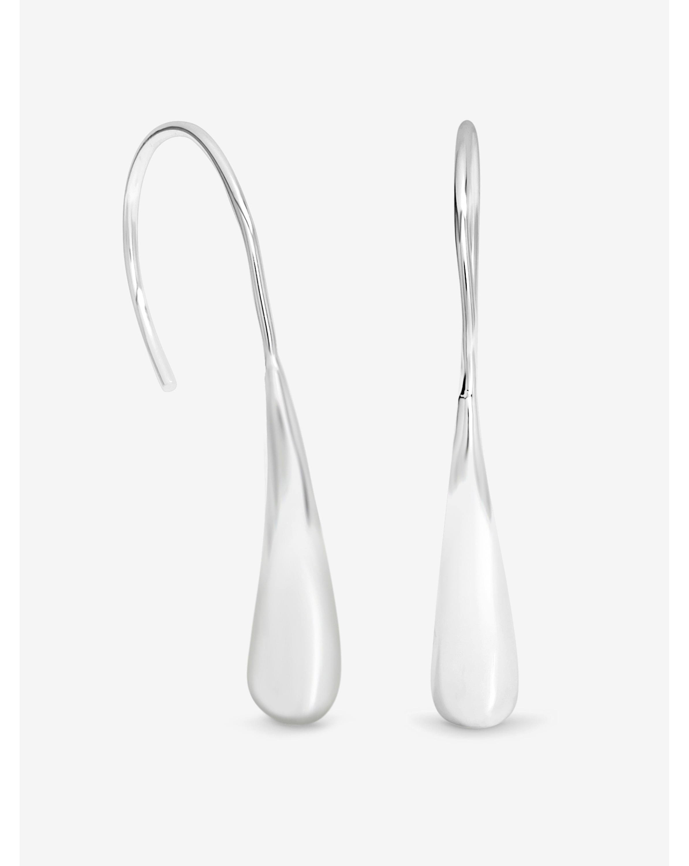 Simply Silver 925 Fluid Drop Earrings