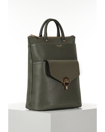 Luella Grey Sally Khaki Laptop Backpack