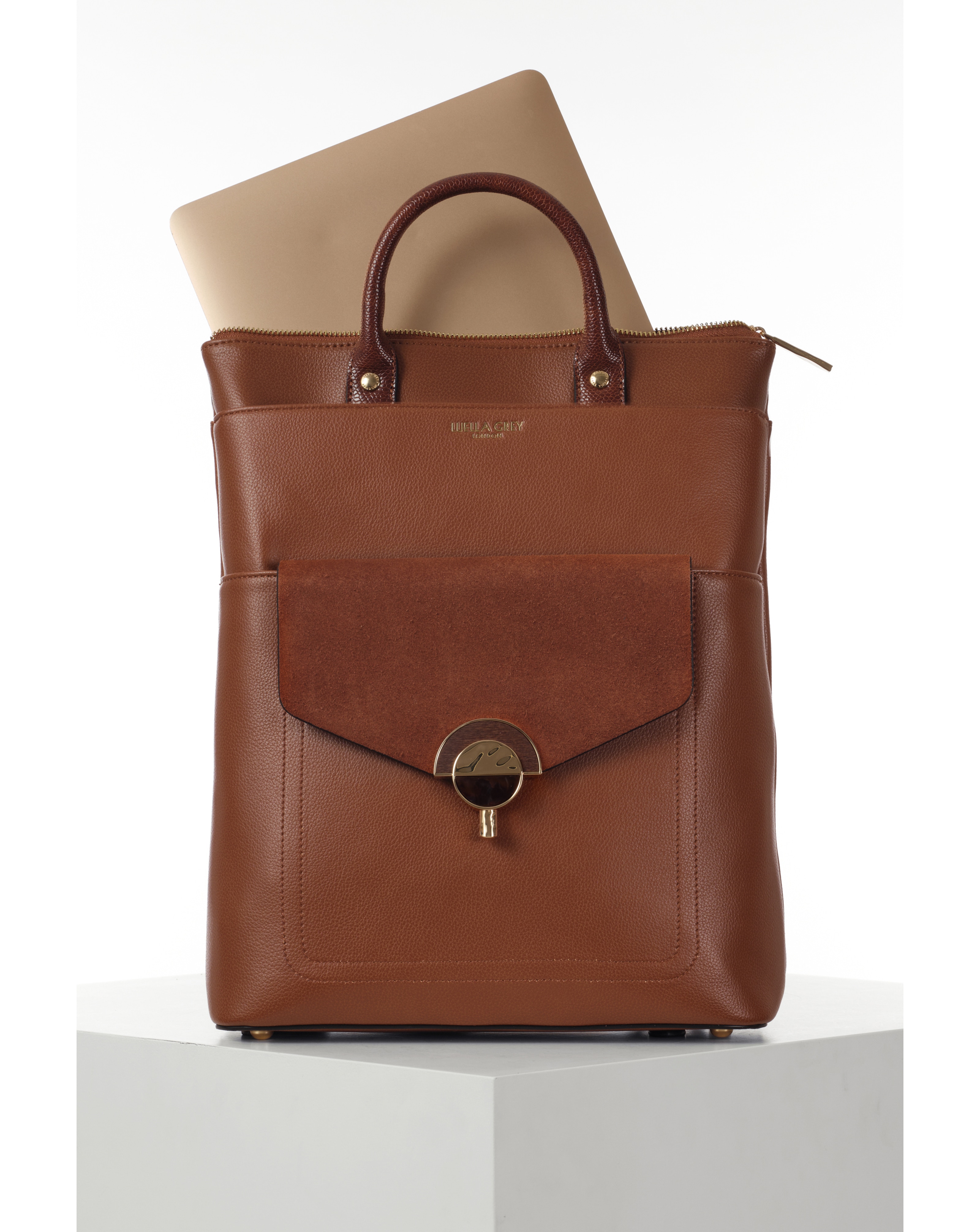 Luella Grey Sally Conker Laptop Backpack