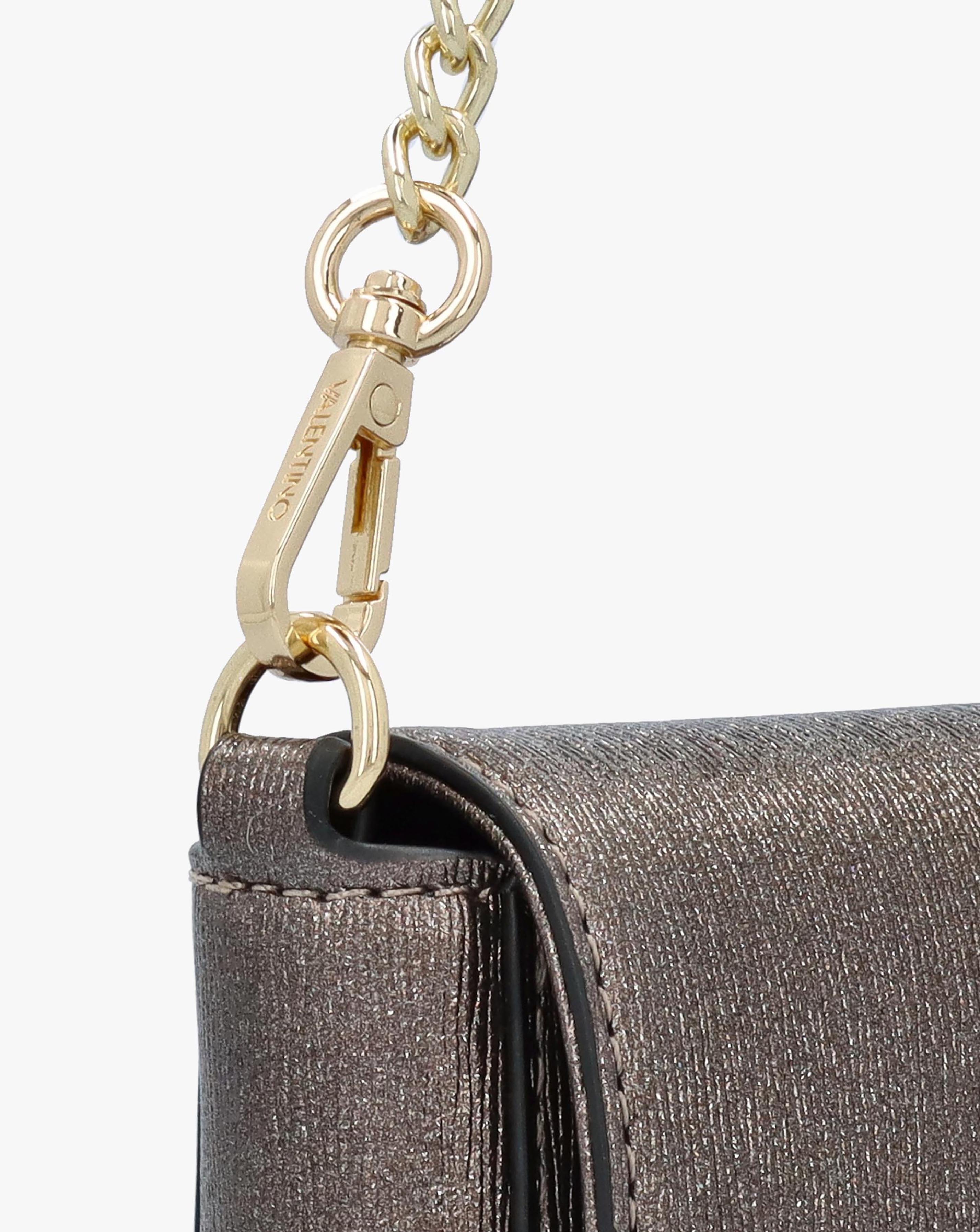 極美品 JOURNAL STANDARD 別注【VARNY】 PAULS BAG Valentino Bags Materia Bronze Metallic Shoulder Bag | JD Williams