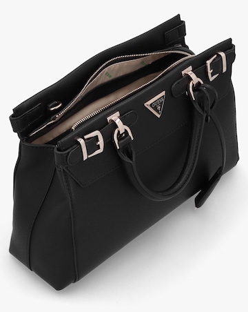 Guess Ali Luxury Black Satchel Bag