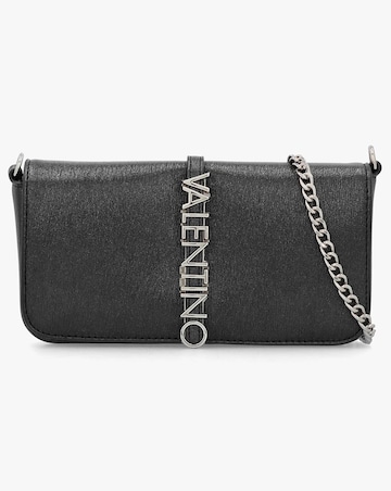 Valentino Bags Materia Black Metallic Shoulder Bag