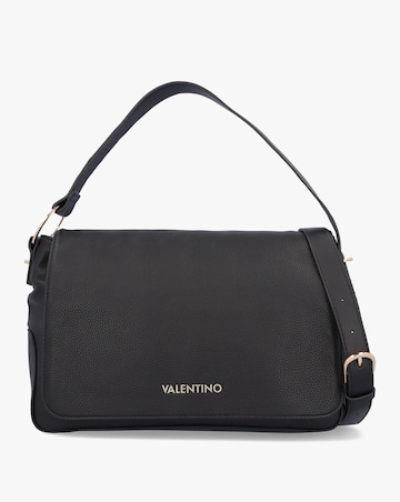Valentino Bags Peonies Black Shoulder Bag