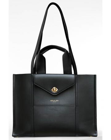 Luella Grey Giselle Black Laptop Tote