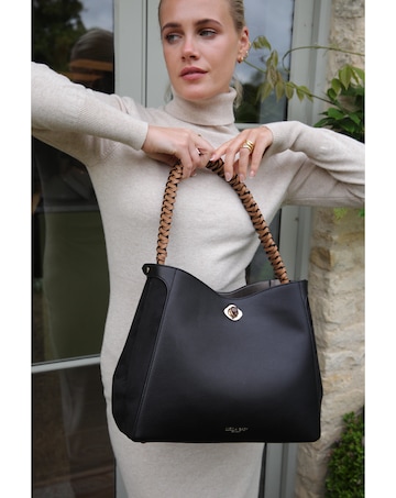 Luella Grey Adriana Black Hobo Tote