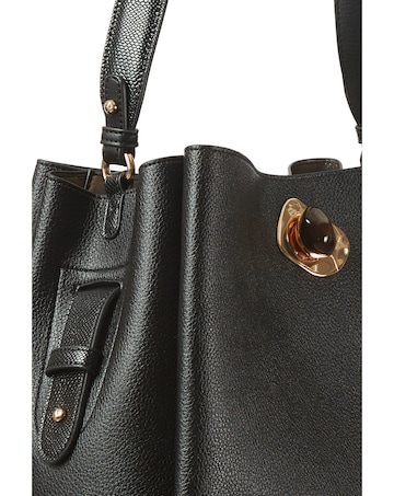 Luella Grey Henri Black Hobo Tote