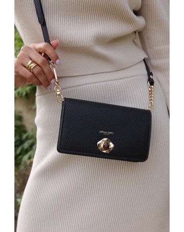 Luella Grey Eloise Black Phone Bag