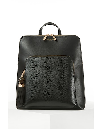 Luella Grey Philly Black Laptop Backpack