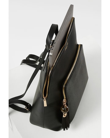 Luella Grey Philly Black Laptop Backpack