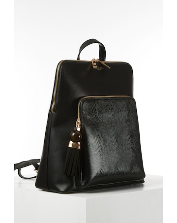 Luella Grey Philly Black Laptop Backpack