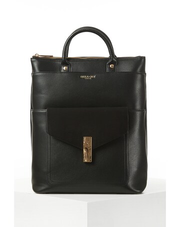 Luella Grey Audrey Black Laptop Backpack