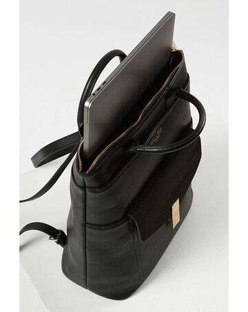 Luella Grey Audrey Black Laptop Backpack