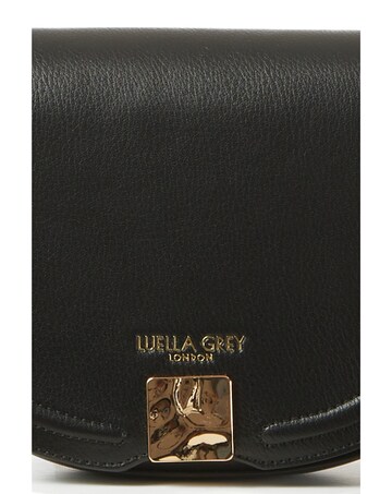 Luella Grey Tara Black Saddle Crossbody