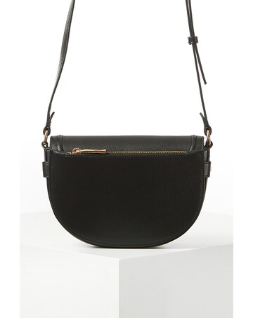 Luella Grey Tara Black Saddle Crossbody