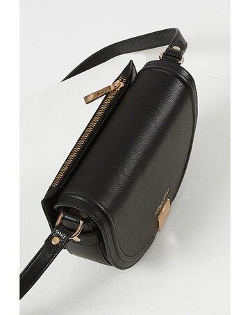 Luella Grey Tara Black Saddle Crossbody