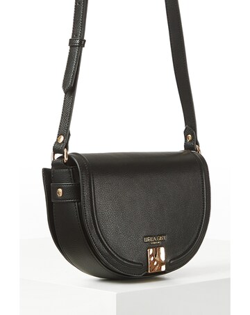 Luella Grey Tara Black Saddle Crossbody