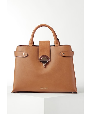 Luella Grey Dora Camel Tote