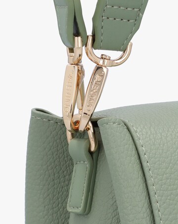 Valentino Bags Alexia Grey Logo Strap Satchel Bag