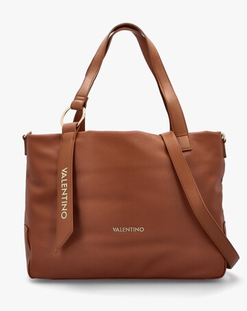 Valentino Bags Peonies Tan Shopper Bag