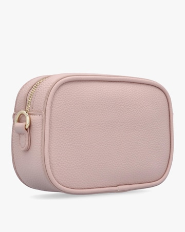 Valentino Bags Miramar Pink Pebbled Camera Bag