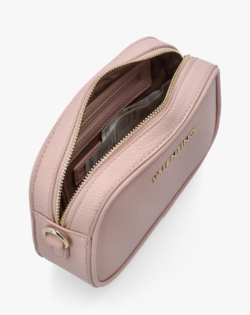 Valentino Bags Miramar Pink Pebbled Camera Bag