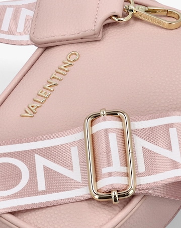 Valentino Bags Miramar Pink Pebbled Camera Bag