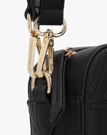 Valentino Bags Pansy Black Logo Camera Bag