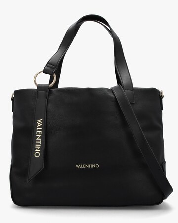 Valentino Bags Peonies Black Shopper Bag