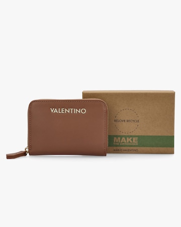 Valentino Bags Zero Tan Zip Around Purse