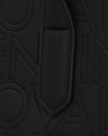 Valentino Bags Pansy Black Logo Shopper Bag