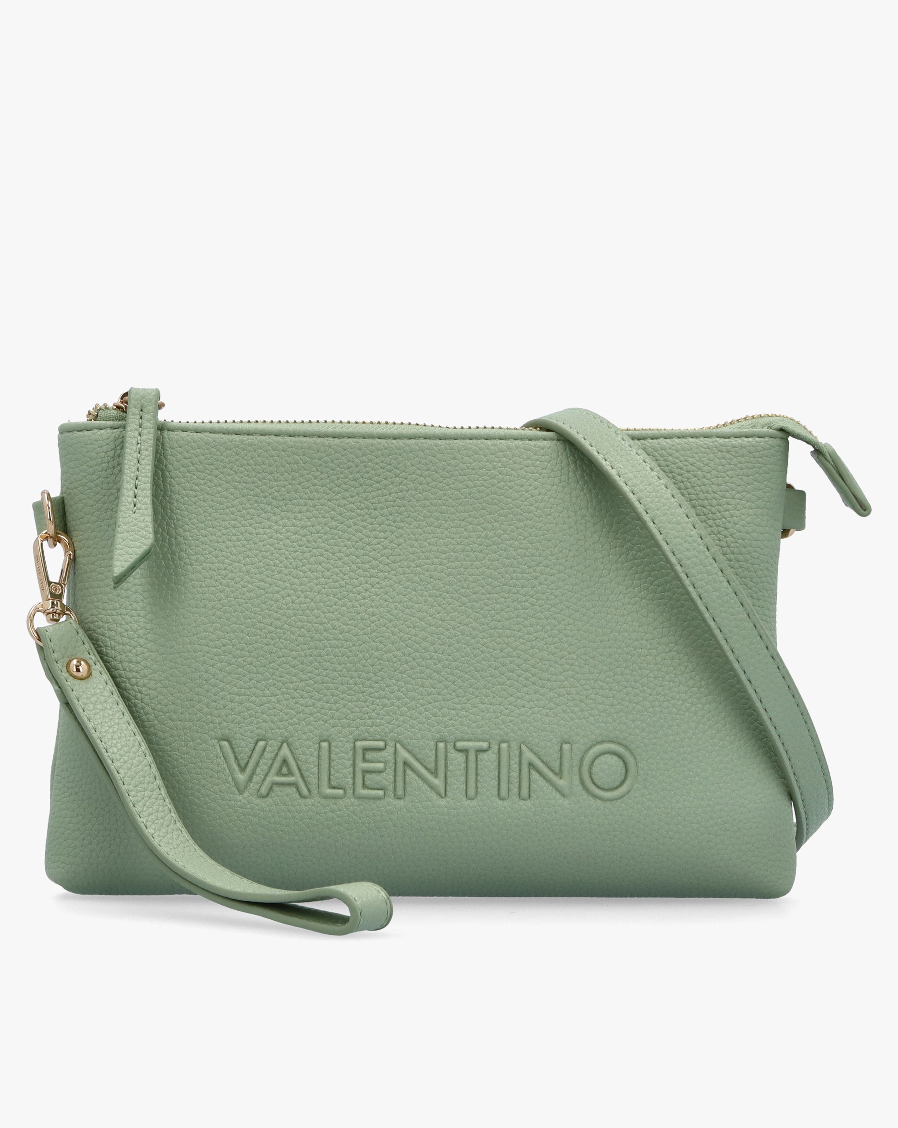 Valentino Bags Rised Green Pochette Bag