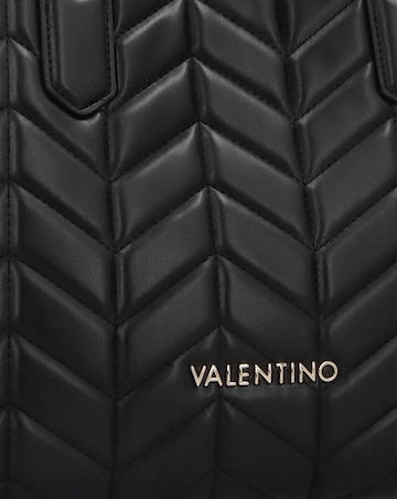 Valentino Bags Petal Quilted Chevron Black Shopper Bag