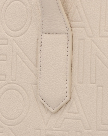 Valentino Bags Pansy Ecru Logo Shopper Bag