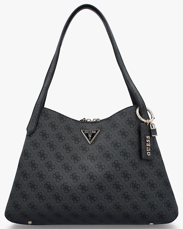 Guess Sora Girlfriend Coal Logo Carryall Shoulder Bag