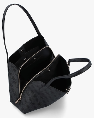 Guess Sora Girlfriend Coal Logo Carryall Shoulder Bag