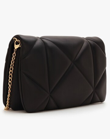 Love Moschino Heart Logo Quilted Black Cross Body Bag