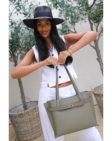 Luella Grey Oriana Sage Laptop Tote