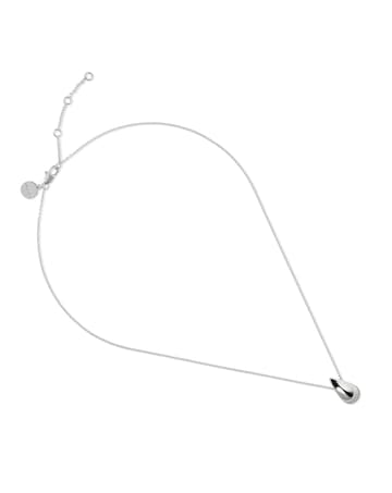 Radley Silver Plated Teardrop Charm Pendant Necklace