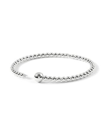 Radley Silver Plated Twist Bubble Bangle