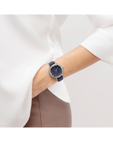 Radley SIlver 36mm Stone Set Ink Leather Strap