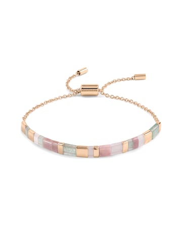 Radley 18ct Rose Gold  Semi Precious Stone Friendship Bracelet