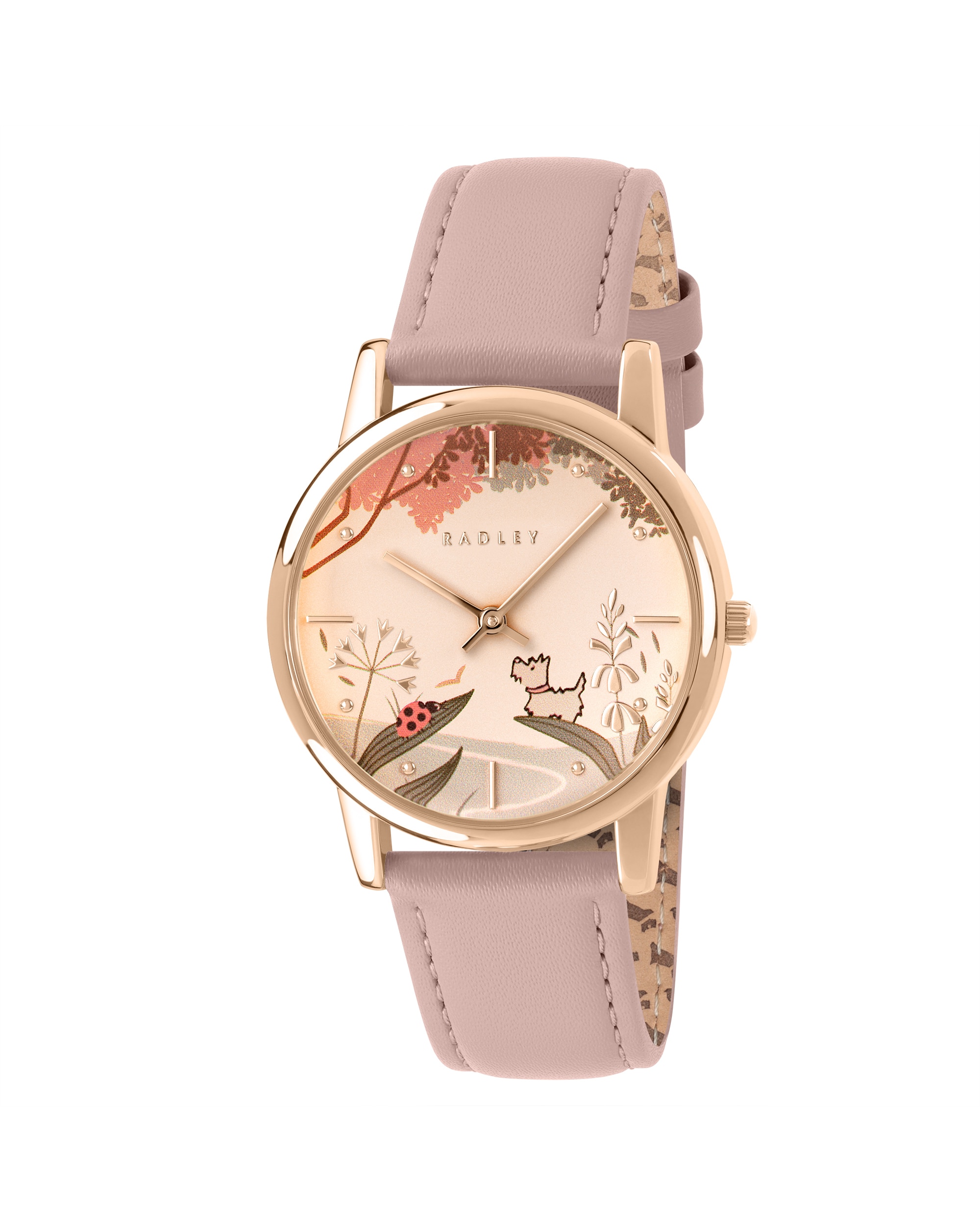 Radley Rose Gold Plated Pink Watch