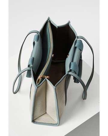 Luella Grey Giselle Blue Laptop Tote