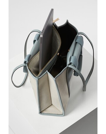 Luella Grey Giselle Blue Laptop Tote